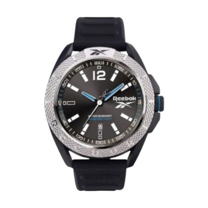 Reebok RV-GRD-G3-PBIB-BW Black Silicone Strap Men Watch